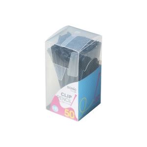 ソニック クリップ付ペンシル50本入 DA-488-D 黒【×10セット】 【 セット販売 まとめ買い 割引 オフィス 文房具 文具 業務用 オフィス用品 】 文具 オフィス用品 ペン ボールペン