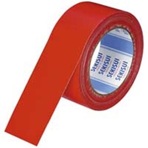 セキスイ 布テープ No600V N60RV03 50mm×25m 赤【×10セット】 【 セット販売 まとめ買い 割引 オフィス 文房具 文具 業務用 オフィス用品 】 文具 オフィス用品 テープ 接着用具