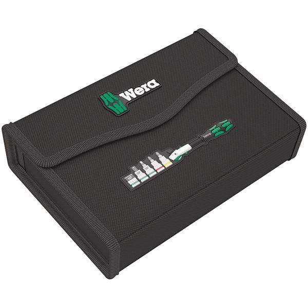 WERA ヴェラ ラチェットレンチ Zyklop 3 / 8inch ソケットインサート向け ツール収納ケース 232×150×49mm 136538 工具 ツール 工事 DIY 工具 工具ポーチ