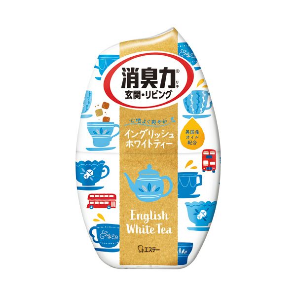 エステー お部屋の消臭力 イングリッシュホワイトティー 400mL 1セット（3個） 【×5セット】 【 セット販売 まとめ買い 割引 】 アロマ 芳香剤 消臭剤 芳香剤 消臭
