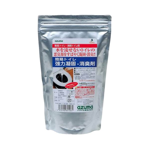 アズマ工業飾り気のない幼児用便器豪然たる凝り固まる・消臭剤400 400g （約20回分） CH888 1書き割り （24個） 日装置雑貨・文房具・手芸 非常用・防災グッズ 幼児用便器 防災装置 防災幼児用便器 防災 防災かかわり合いグッズ 飾り気のない幼児用便器