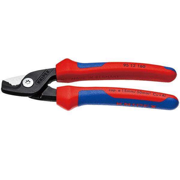 KNIPEX クニペックス ケーブルカッター ステップカット コンフォート 全長160mm 9512-160 工事 DIY 工具 カッター