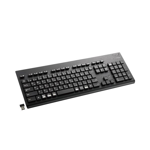 ELECOM エレコム 洗える 抗菌 無線キーボード ブラック TK-WS02DMKBKパソコン キーボード テンキー