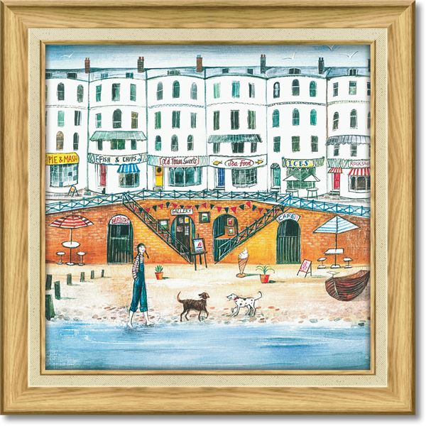 ユーパワー ジョー ・ ラム Gel加工 アートフレーム 「フィッシング クォーター」 インテリア 絵画