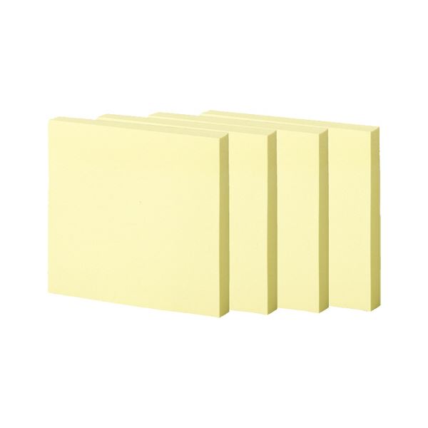 TANOSEE タノシー(大塚商会) 強粘着ふせん 75×75mm パステルカラー ・ イエロー 1パック(10冊) 【×3セット】 【 セット販売 まとめ買い 割引 オフィス 文房具 文具 業務用 オフィス用品 】 文具 オフィス用品 付箋紙 ポストイット