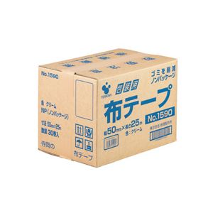 包装用布テープ ノンパッケージ #1590NP 30巻入×3箱 【 セット販売 まとめ買い 割引 オフィス 文房具 文具 業務用 オフィス用品 】 文具 オフィス用品 テープ 接着用具