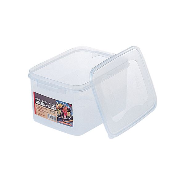 【20セット】 ぬか漬けシール容器 / 漬物用品 【角5L】 クリア 〔キッチン用品 家庭用品 手づくり〕 【 セット販売 まとめ買い 割引 】 キッチン 食器 キッチン用品 飲食店 料理