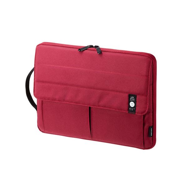 サンワサプライ カジュアルPCインナーケース（11.6型ワイド） IN-CA11R 【×3セット】 【 セット販売 まとめ買い 割引 】 パソコン インナーケース インナーバッグ PCバッグ