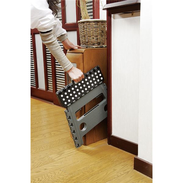 ステップ 脚立 約幅430×奥行430×高さ570mm ダークグリーン 耐