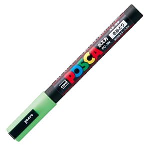 三菱鉛筆 水性マーカー ポスカ 細字丸芯 黄緑 PC3M.5 1本 【×30セット】 【 セット販売 まとめ買い 割引 オフィス 文房具 文具 業務用 オフィス用品 】 文具 オフィス用品 ペン ボールペン
