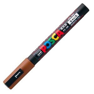 三菱鉛筆 水性マーカー ポスカ 細字丸芯 茶 PC3M.21 1本 【×30セット】 【 セット販売 まとめ買い 割引 オフィス 文房具 文具 業務用 オフィス用品 】 文具 オフィス用品 ペン ボールペン