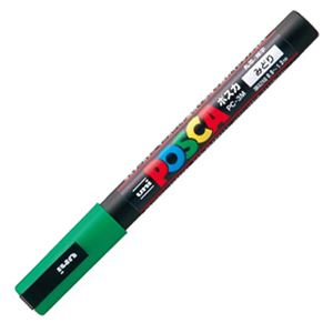 三菱鉛筆 水性マーカー ポスカ 細字丸芯 緑 PC3M.6 1本 【×30セット】 【 セット販売 まとめ買い 割引 オフィス 文房具 文具 業務用 オフィス用品 】 文具 オフィス用品 ペン ボールペン|詳細画像