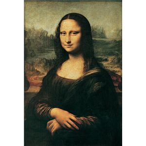 世界の名画シリーズ、プリハード複製画 レオナルド・ダ・ヴィンチ作 「モナ・リザ」(額縁付)【代引不可】|開店20周年 世田谷家具インテリア