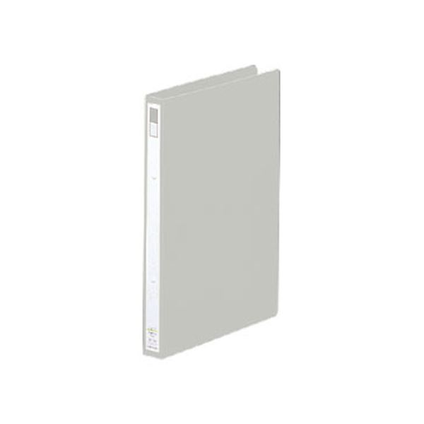 リヒトラブ リングファイル A4判タテ型（背幅27mm） F-867-12 グレー 1冊入 【×10セット】 【 セット販売 まとめ買い 割引 オフィス 文房具 文具 業務用 オフィス用品 】 文具 オフィス用品 ファイル クリアケース クリアファイル