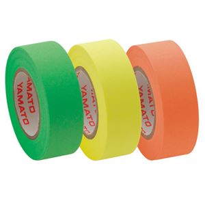 ヤマト メモック ロールテープ つめかえ用 15mm幅 オレンジ＆レモン＆ライム RK-15H-A 1パック(3巻) 【×15セット】 【 セット販売 まとめ買い 割引 オフィス 文房具 文具 業務用 オフィス用品 】 文具 オフィス用品 テープ 接着用具