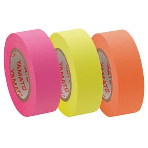 ヤマト メモック ロールテープ つめかえ用 15mm幅 オレンジ＆レモン＆ローズ RK-15H-C 1パック(3巻) 【×15セット】 【 セット販売 まとめ買い 割引 オフィス 文房具 文具 業務用 オフィス用品 】 文具 オフィス用品 テープ 接着用具