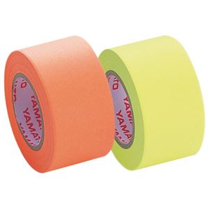 ヤマト メモック ロールテープ つめかえ用 25mm幅 レモン＆オレンジ WR-25H-6C 1パック(2巻) 【×15セット】 【 セット販売 まとめ買い 割引 オフィス 文房具 文具 業務用 オフィス用品 】 文具 オフィス用品 テープ 接着用具