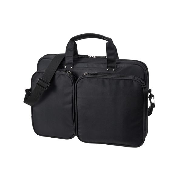 サンワサプライ 衝撃吸収PCケース(13.3型ワイド) BAG-P23BK【×2セット】 【 セット販売 まとめ買い 割引 】 キャリーカート 台車