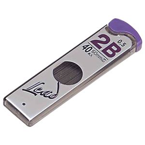 プラチナ プラチナシャープ SHARP芯 P-LEAD 0.5mm 2B シン5Q-200A#6 1個(40本) 【×40セット】 【 セット販売 まとめ買い 割引 オフィス 文房具 文具 業務用 オフィス用品 】