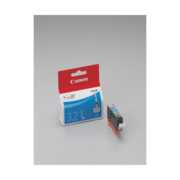 Canon キヤノン Canon インクジェットカートリッジ BCI-321C シアン 1個入 【×3セット】 プリンターインク　インク　プリンター　メーカー純正品 【 セット販売 まとめ買い 割引 】