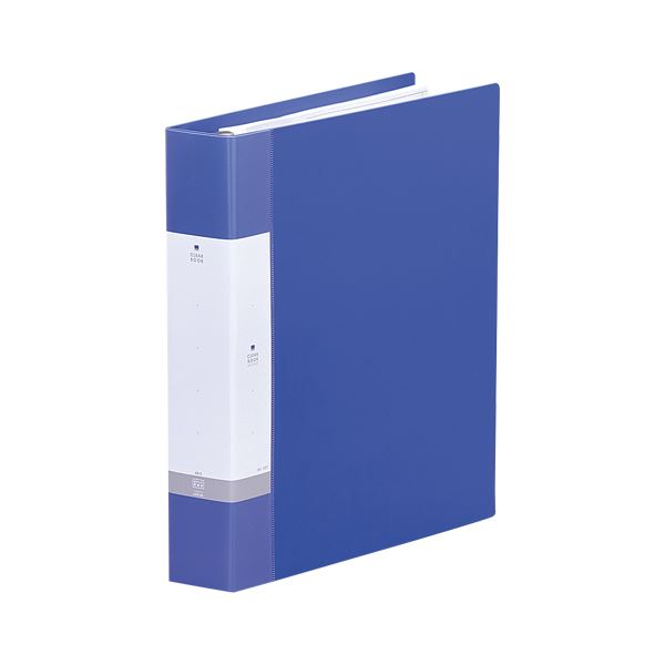 リヒトラブ リクエスト ・ クリヤーブック A4判タテ型（45ポケット） ・ 30穴 G3806-8 青 1冊入 【×2セット】 【 セット販売 まとめ買い 割引 オフィス 文房具 文具 業務用 オフィス用品 】 文具 オフィス用品 ファイル クリアケース クリアファイル