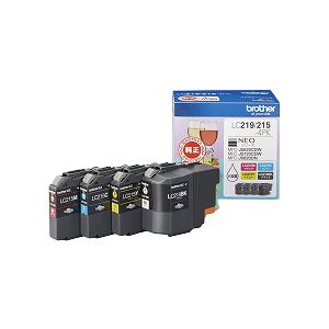 BROTHER ブラザー工業 インクカートリッジ大容量タイプ お徳用4色パック LC219 / 215-4PK
