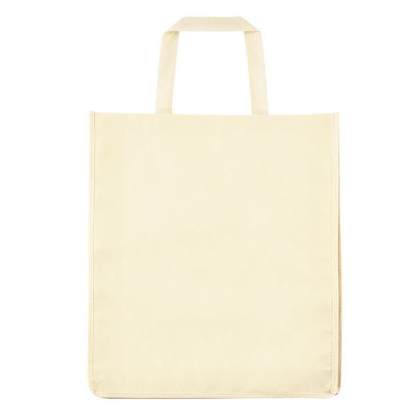 アーテック マチ付不織布トートバッグ タテ型 ベージュ 【&times;40セット】 【お徳用 まとめ買い お買い得 業務用 割引 セット販売】｜開店20周年 世田谷家具インテリア