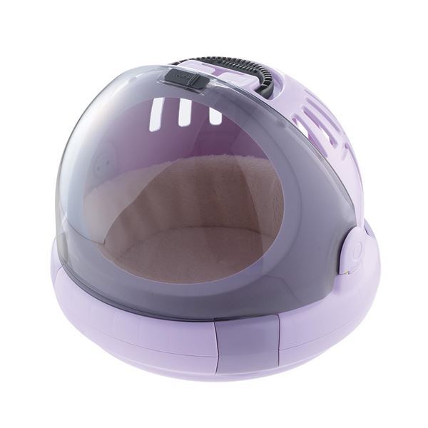 リッチェル コロル おでかけネコベッド M ラベンダーパープル【ペット用品】 【 ペットフード ・ ペット用品 犬用品 猫用品 うさぎ ハムスター モルモット ペットフード 遊び PET グッズ 】｜開店20周年 世田谷家具インテリア