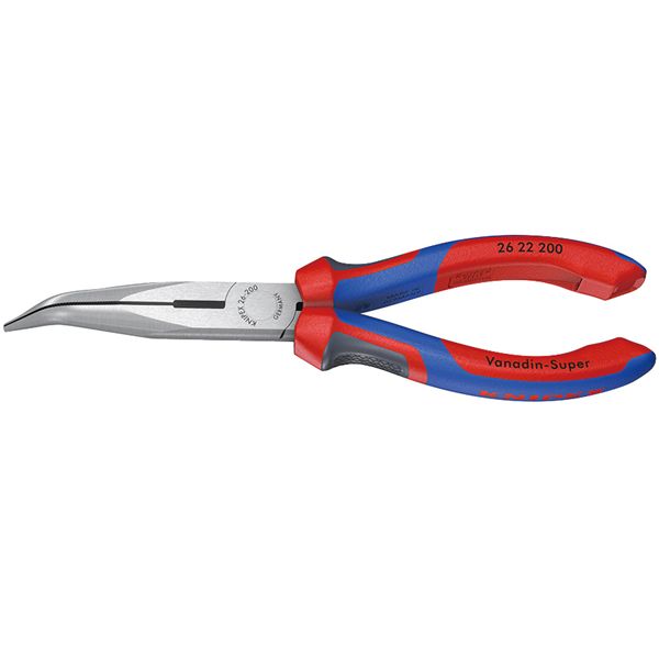 KNIPEX クニペックス 2622-200 40゜先曲 ラジオペンチ SB 工具 ツール DIY 作業工具 道具 工事 DIY 工具 ペンチ ラジオペンチ