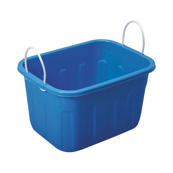サンコープラスチック キングタブ 角型 36L ブルー 1個 【×4セット】 【 セット販売 まとめ買い 割引 】 掃除用品