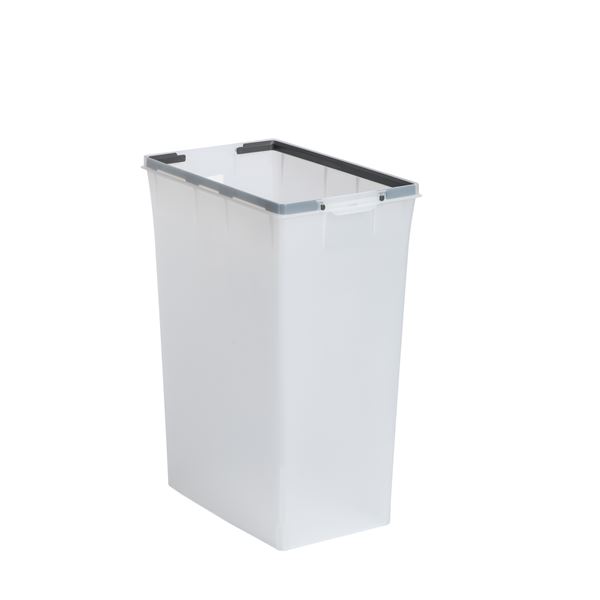 ダストボックス ゴミ箱 #45 半透明 本体のみ 単品 容量：46L ポリプロピレン 蓋別売 エコン インテリア雑貨 生活用品 ゴミ箱　ダストボックス
