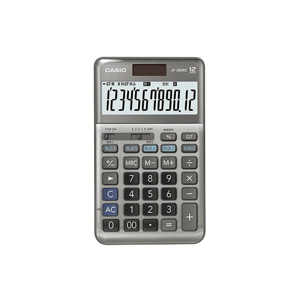 カシオ 軽減税率電卓 ジャストタイプ 12桁 文具 オフィス用品 電卓