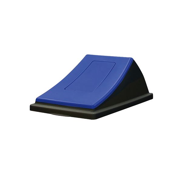 蓋 単品 ダストボックス ゴミ箱 #45 黒 ブルー もえないゴミ用 プッシュ シール1枚入本体別売 エコン インテリア雑貨 生活用品 ゴミ箱　ダストボックス