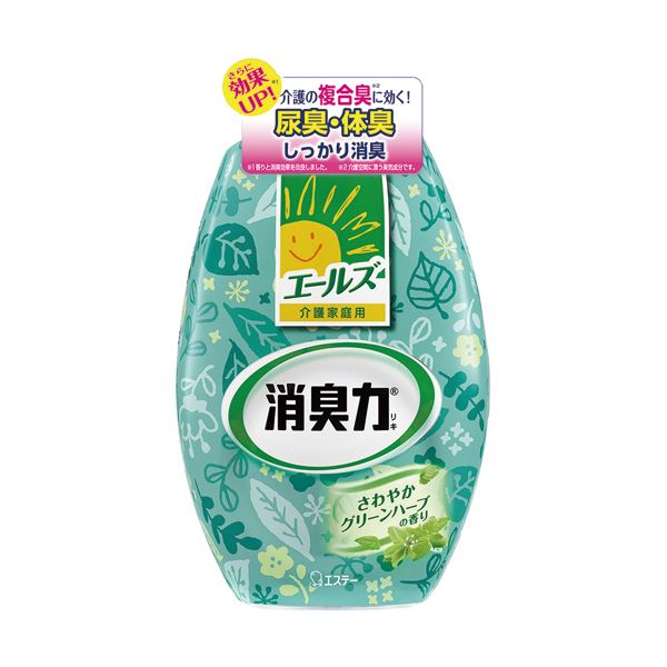 エステー エールズ 消臭力 部屋用グリーンハーブ 400ml 1個【×10セット】 【 セット販売 まとめ買い 割引 】 アロマ 芳香剤 消臭剤 芳香剤 消臭