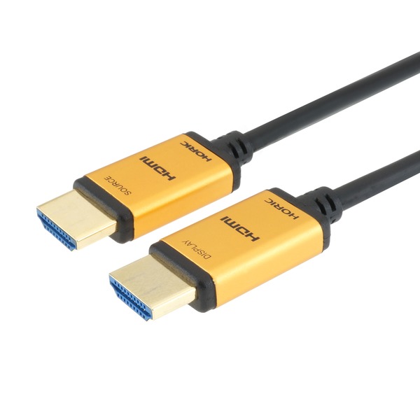 ホーリック 光ファイバー HDMIケーブル 30m スタンダードタイプ ゴールド HH300-540GP パソコン ケーブル ケーブルカバー