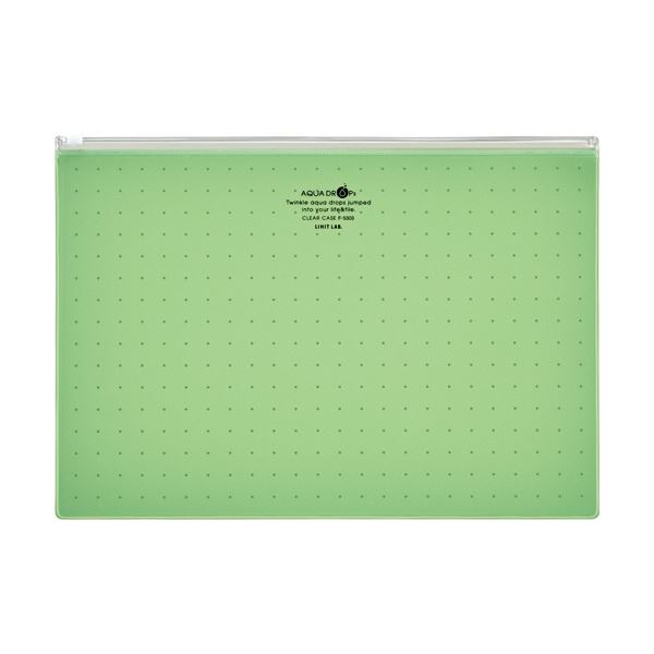リヒトラブ AQUA DROPs クリヤーケース A4ヨコ 黄緑 F-5303-6 1枚 【×50セット】 【 セット販売 まとめ買い 割引 オフィス 文房具 文具 業務用 オフィス用品 】 文具 オフィス用品 ファイル クリアケース クリアファイル 14,724円