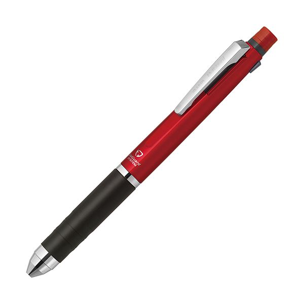 ゼブラ 多機能ペン デルガード+2C(軸色:レッド)P-B2SA85-R 1本【×5セット】 【 セット販売 まとめ買い 割引 オフィス 文房具 文具 業務用 オフィス用品 】 文具 オフィス用品 ペン ボールペン
