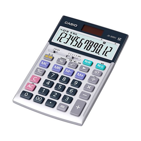 カシオ計算機 CASIO 実務電卓 (日数&時間計算タイプ) ジャストタイプ12桁 JS-20DC-N 日用品雑貨・文房具・手芸 文房具・事務用品 文具 オフィス用品 文房具 事務用品 電卓|開店20周年 世田谷家具インテリア