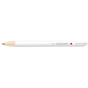 ゼブラ ノック式水性カラーペン クリッカート ペールオレンジ 0.6mm 【×50セット】 【 セット販売 まとめ買い 割引 オフィス 文房具 文具 業務用 オフィス用品 】 文具 オフィス用品 ペン ボールペン