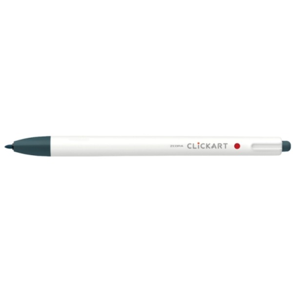 ゼブラ ノック式水性カラーペン クリッカート スモーキーブルー 0.6mm 【×50セット】 【 セット販売 まとめ買い 割引 オフィス 文房具 文具 業務用 オフィス用品 】 文具 オフィス用品 ペン ボールペン