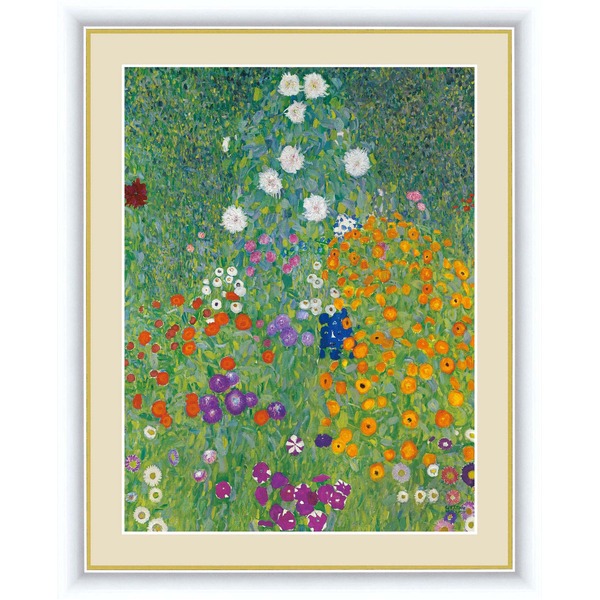 〔 グスタフ ・ クリムトの代表作 〕 F6号 農家の庭 クリムト展 ウィーンと日本 GUSTAV KLIMT グスタフ クリムト インテリア 絵画