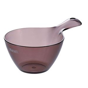 〔30個セット〕 手桶 風呂桶 約幅15.5cm 容量約1L スモークブラウン リッチェル カラリ HG 浴室 風呂 バスルーム 　バス用品 入浴剤 風呂用品 お風呂