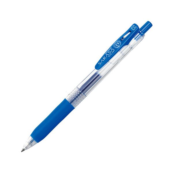 ゼブラ ゲルインクボールペン サラサクリップ 0.5mm コバルトブルー JJ15-COBL 1本 【×100セット】 【 セット販売 まとめ買い 割引 オフィス 文房具 文具 業務用 オフィス用品 】 文具 オフィス用品 ペン ボールペン