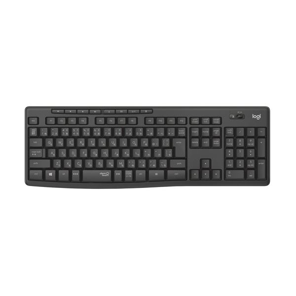 ロジクール サイレントワイヤレスキーボード K295 グラファイト K295GP 1台パソコン キーボード テンキー