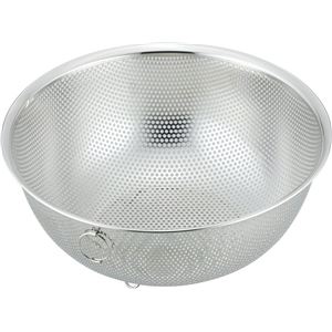【40個セット】 スタッキング パンチングざる / キッチン用品 【26cm】 サビに強い仕様 『SUIグート』 〔キッチン 台所〕 【 セット販売 まとめ買い 割引 】 キッチン 食器 ボール ざる