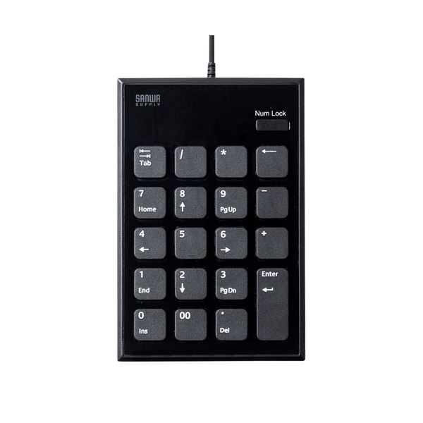 サンワサプライ 静音USBテンキー NT-23UBKパソコン キーボード テンキー