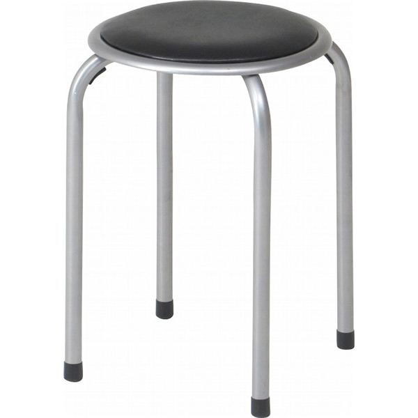 楽天市場】【12脚セット】 丸椅子 パイプ椅子 スタッキング可能 固定脚