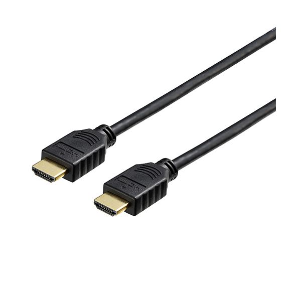 BUFFALO バッファロー イーサネット対応 HIGHSPEED HDMIケーブル ベーシックモデル ブラック 5.0m BSHD2N50BK 1本【×2セット】 【 セット販売 まとめ買い 割引 】 パソコン ケーブル ケーブルカバー