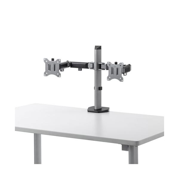 サンワサプライ 水平液晶モニターアーム 2画面用 CR-LA2002 組立品 文具 オフィス用品