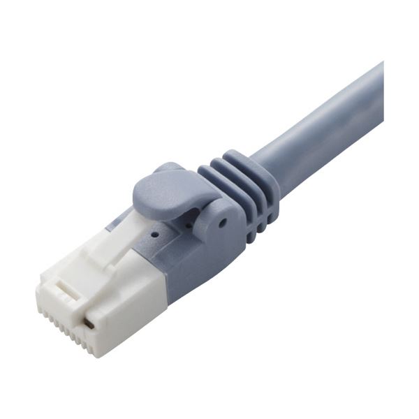 ELECOM エレコム ツメ折れ押しとどめるローカルエリアネットワーク有線テレビ （Cat6A相応う） 青み 0.5m LD-GPAT / BU05 1本 【×１０仕掛ける】 【お徳用 まとめ買い お買い得 お役目用 銀行割引 仕掛ける売りわたす】